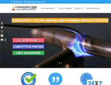 Tablet Screenshot of canadiancares.com